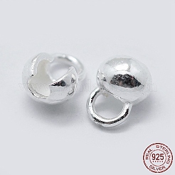 925 Sterling Silver Bead Tips Knot Covers&nbsp;STER-K171-48S