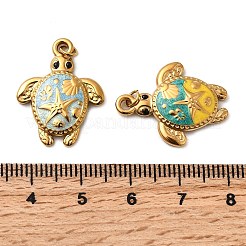 304 Stainless Steel Enamel Pendants&nbsp;STAS-B097-25G