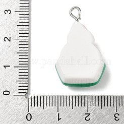 Christmas Theme Opaque Resin Pendants&nbsp;RESI-I344-02P-05