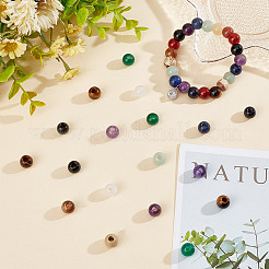 50Pcs Mixed Gemstone European Beads&nbsp;G-OC0005-55
