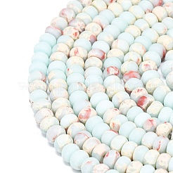 Synthetic ShouShan Stone Beads Strands&nbsp;G-P575-A51-6x4mm