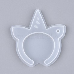 Unicorn Keychain Silicone Molds&nbsp;X-DIY-I036-25