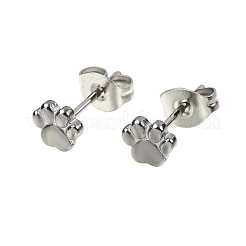 304 Stainless Steel Stud Earrings for Women&nbsp;EJEW-G459-01A-P