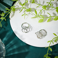 2Pcs Adjustable Brass Finger Rings Components&nbsp;FIND-GO0002-77C