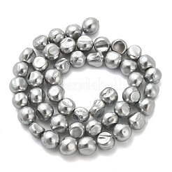 Electroplated Shell Pearl Beads Strands&nbsp;BSHE-C009-02