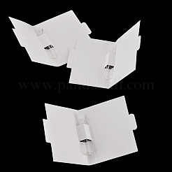 Column Glass Perfume Bottles with Paper Card&nbsp;AJEW-TADJ0001-22B