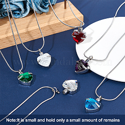 March Glass Urn Pendant Necklace DIY Making Kit&nbsp;DIY-CN0001-82J