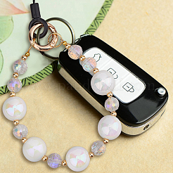 Glass & Acrylic Mobile Straps&nbsp;HJEW-FH00049