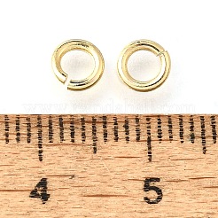 Brass Open Jump Rings&nbsp;KK-V007-004G-03
