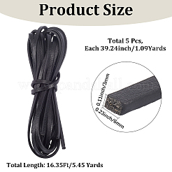 5Pcs Microfiber PU Leather Cords&nbsp;WL-CL0001-13A-01