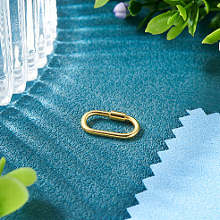925 Sterling Silver Locking Carabiner Clasps&nbsp;STER-TA0001-56B