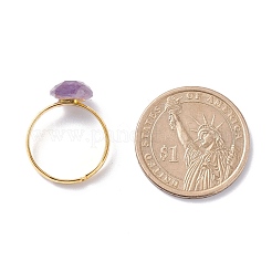 Natural Mixed Gemstone Adjustable Rings&nbsp;RJEW-JR00402