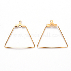 304 Stainless Steel Wire Pendants&nbsp;STAS-S103-01G