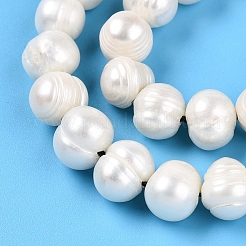 Natural Cultured Freshwater Pearl Beads Strands&nbsp;PEAR-L001-C-08-01