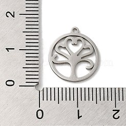 Non-Tarnish 201 Stainless Steel Pendants&nbsp;STAS-E206-03P-04