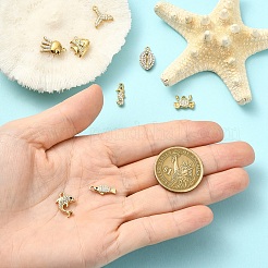 8Pcs 8 Styles 304 Stainless Steel Charms&nbsp;STAS-YW0003-33