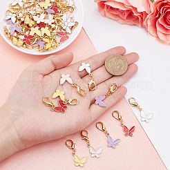 50Pcs Alloy Enamel Pendants Decoration&nbsp;HJEW-SC0001-20