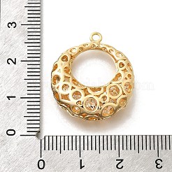 Brass with Cubic Zirconia Pendants&nbsp;KK-E792-10G