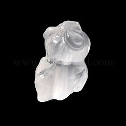 Natural Quartz Crystal Carved Beads&nbsp;G-L656-A02-01