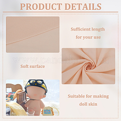 Polyester Doll Skin Fabric&nbsp;DIY-WH0569-72B