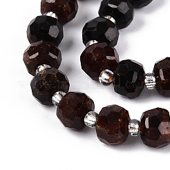 Natural Orange Garnet Beads Strands&nbsp;G-N327-08A-04