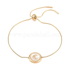 Adjustable 304 Stainless Steel Snake Chain Bracelets&nbsp;BJEW-D460-04G