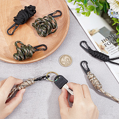 6Pcs 3 Colors Polyester Card Holder Lanyard&nbsp;AJEW-HY0001-42