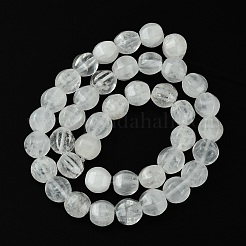Natural White Jade Beads Strands&nbsp;G-H023-A18-01