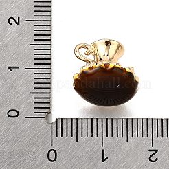 Alloy Charms&nbsp;LS-ENAM-D303-02G-05
