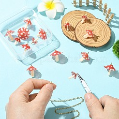 15Pcs 3 Styles Plastic Pendants&nbsp;KY-CJ0002-13