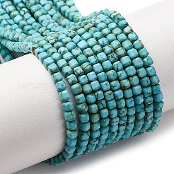 Natural Howlite Beads Strands&nbsp;G-B142-C04-2x2mm