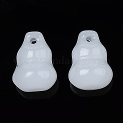 Imitation Jade Glass Pendants&nbsp;GLAA-S054-18B
