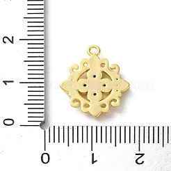 Brass Micro Pave Cubic Zirconia Pendants&nbsp;KK-S513-06B-G