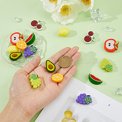 16Pcs 8 Styles Food Grade Eco-Friendly Silicone Focal Beads&nbsp;SIL-DC0001-55