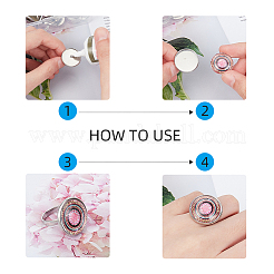 DIY Finger Rings Making Kits&nbsp;DIY-UN0001-18P