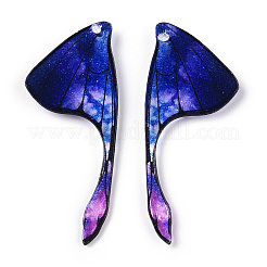Epoxy Resin Wing Pendants&nbsp;RESI-TAC0021-96E