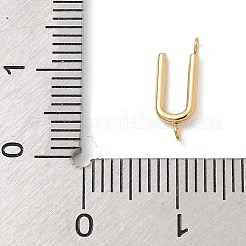 304 Stainless Steel Letter Connector Charms&nbsp;STAS-M108-01G-21