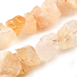 Heated Natural Citrine Beads Strands&nbsp;G-I283-F27