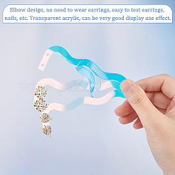 20Pcs Acrylic 2-Hole Earring Try-On Stick&nbsp;EDIS-FG0001-60