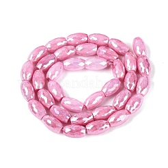 Anti-Tarnish Electroplate Glass Beads Strands&nbsp;EGLA-Q130-02A-12