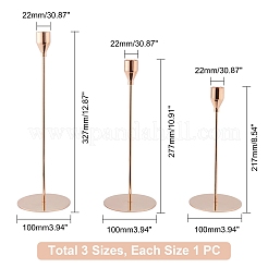 Iron Candle Holder&nbsp;AJEW-PH0002-22