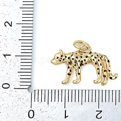 Rack Plating Brass Enamel Pendants&nbsp;X-KK-P287-10G