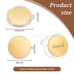 12Pcs 3 Colors Iron Commemorative Coin&nbsp;AJEW-PH0011-86