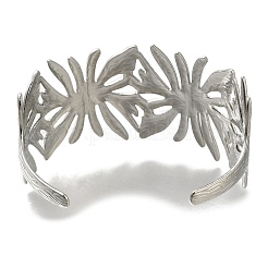 304 Stainless Steel Cuff Ring for Women&nbsp;RJEW-U025-04P