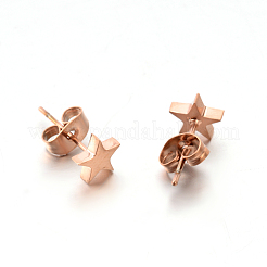 304 Stainless Steel Ear Studs&nbsp;EJEW-P045-05