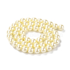 Eco-Friendly Glass Pearl Beads&nbsp;X-HY-J002-8mm-HX003