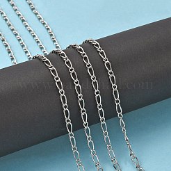 Nickel Free Iron Handmade Chains Figaro Chains Mother-Son Chains&nbsp;CHSM024Y-NF