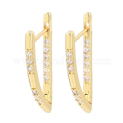 Brass Hoop Earrings&nbsp;EJEW-D348-02G