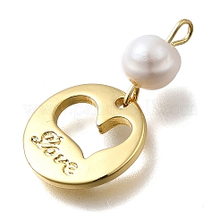 Brass Pendants&nbsp;KK-B132-11G