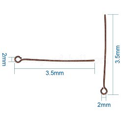 Brass Eye Pin Sets&nbsp;KK-PH0027-02